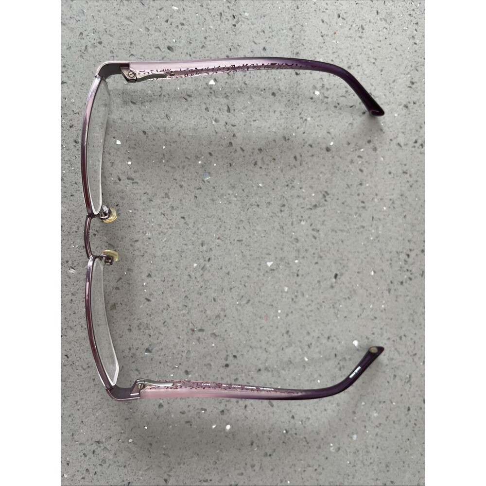 Bebe Eyeglasses Frames Only Bashful Bb5027 Plum 4… - image 2